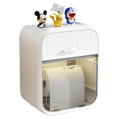 卫生间厕纸盒防水壁挂免打孔新品