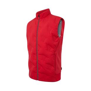 【专业高尔夫】HONMA男士羽绒马夹纯色拼接设计百搭保暖鹅绒外套