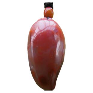 促销新款南红原石心形挂件玛瑙桃子形吊坠宝石玉佩珠宝首饰颈饰