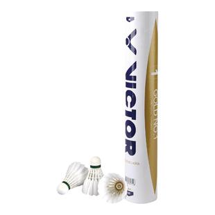 正品威克多VICTOR胜利羽毛球金黄1号金胜利耐打稳定比赛用球12只