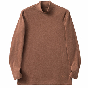 神品打底衫！气质爆表！2025年秋冬男士半高领加绒防风保暖长袖潮