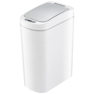 ninestars智能感应垃圾桶家用卫生间窄小有盖厕所纸篓自动防水
