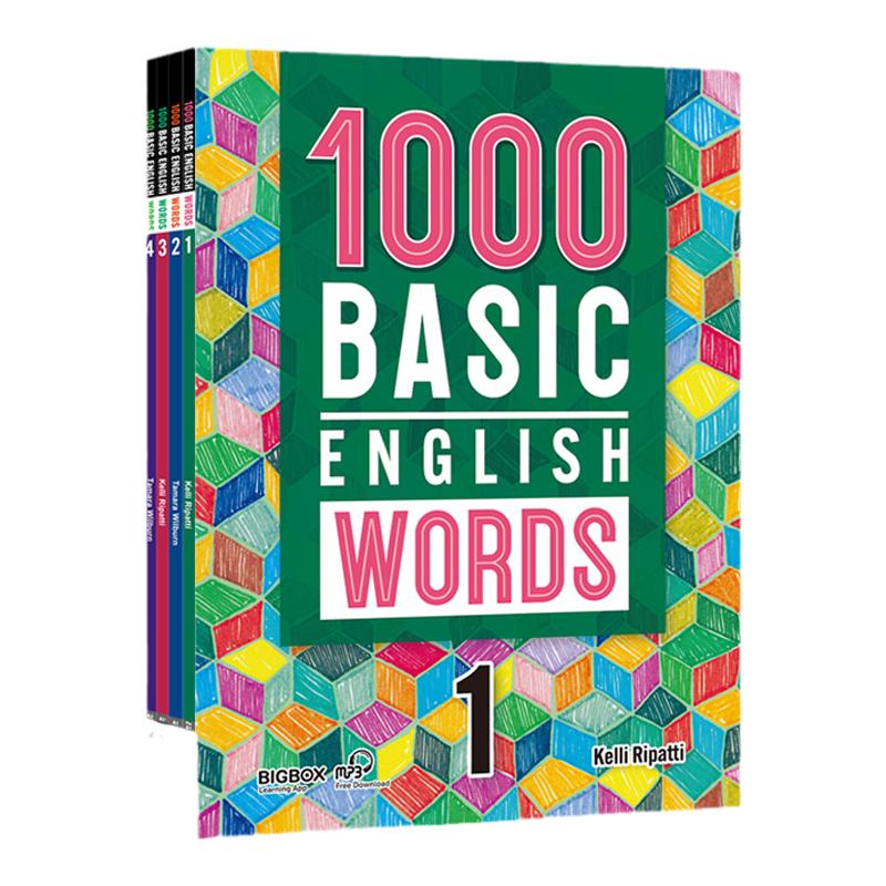 1000词2000词4000词essential english words  basic core english words正版小学初中高中常见词剑桥托福雅思核心词汇教材高频词