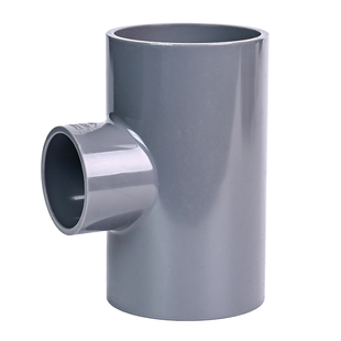 戎生UPVC异径三通下水管连接件PVC管变径塑料开口快接头国标