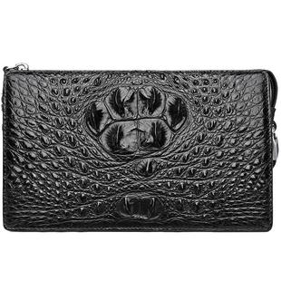 金利来手包新款商务信封包男真皮霸气奢感手拿包鳄鱼皮手抓包