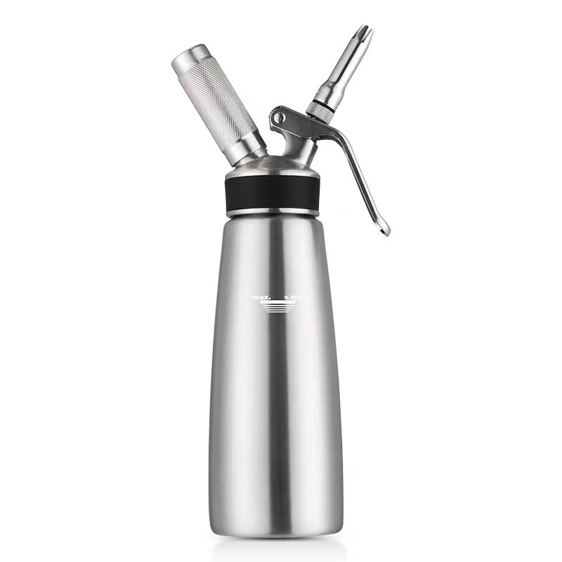 不锈钢奶油枪雪顶咖啡发泡器奶茶打奶器