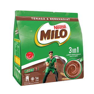 Nestle雀巢马来西亚美禄Milo牛奶麦芽巧克力可可粉冲饮462g/袋