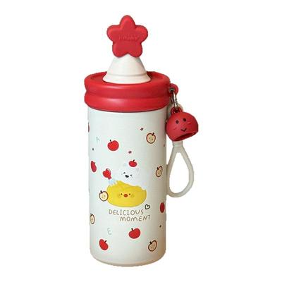 卡通蛋糕小狗保温杯316不锈钢杯