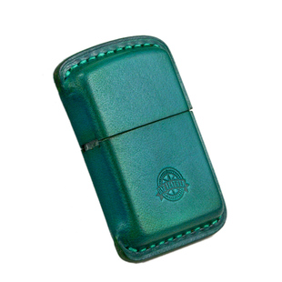 一皮 之宝ZIPPO煤油打火机皮套复古经典植鞣牛皮手工保护套刻字