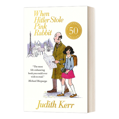 精装 英文原版 When Hitler Stole Pink Rabbit 希特勒偷了粉红兔50周年版 英文版 进口英语原版书籍儿童图书