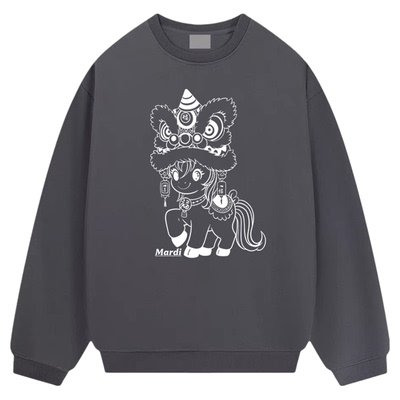 2026新年红色马年卫衣本命年衣服