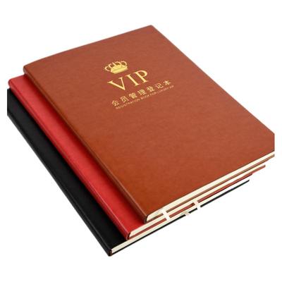 软皮档案本vip美发管理客户资料