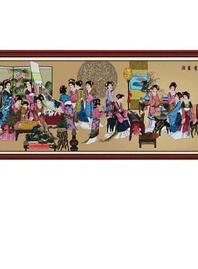 客厅十二金钗蒙娜丽莎正品