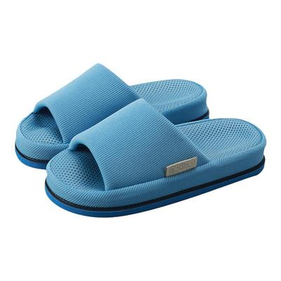 日系亚麻木地板拖鞋软底静音包跟