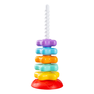 叠叠乐婴幼儿彩虹套叠玩具早教旋转塔转转乐1一2周岁宝宝早教益智