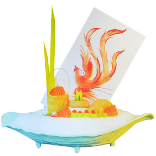 鱼雕板刺身摆盘装饰三文鱼海鲜姿造亚克力板3d带图冰雕模具冰档板