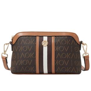 奥康斜挎包女款大容量单肩包包2026新款妈妈包女式贝壳包新年礼物