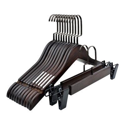 复古木衣架服装店展示架子知来