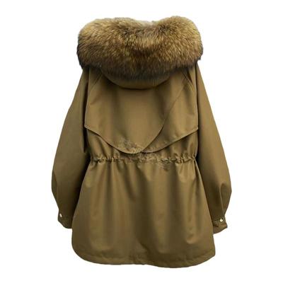 狐狸毛派克服女可拆卸内胆真毛