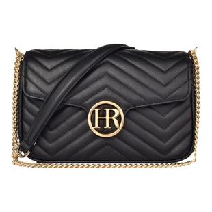 新年礼物2026新款hr赫莲娜包包轻奢女包牛皮链条斜挎包真皮女士