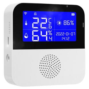 WiFi温度湿度记录仪室内机房车间温湿度报警器手机APP远程监控