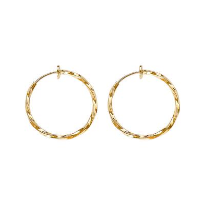 OSEWAYA耳圈无耳洞圆圈弹簧耳环