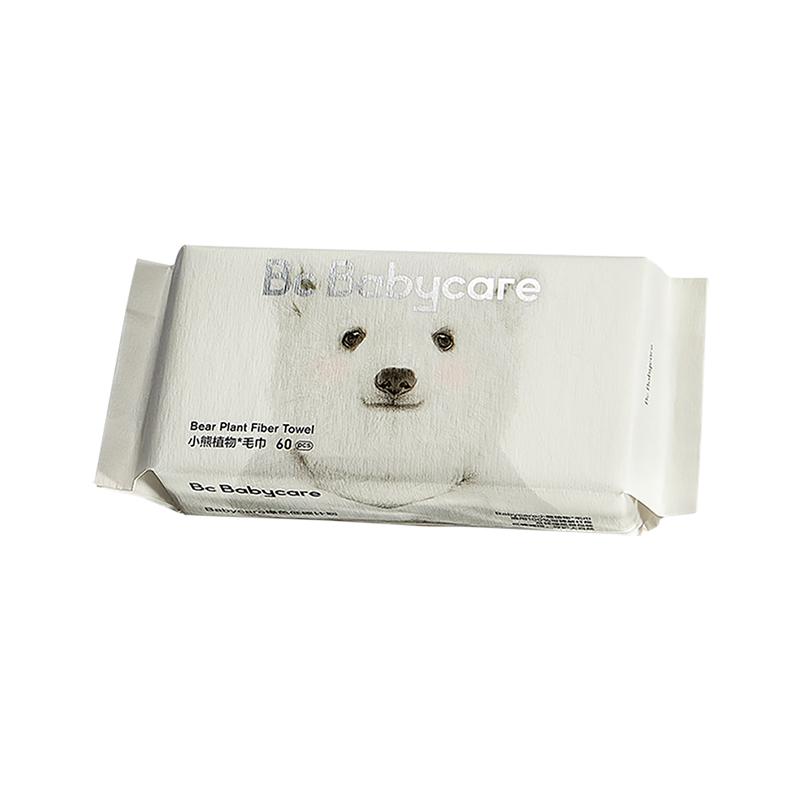 babycare小熊洗脸巾加大60抽