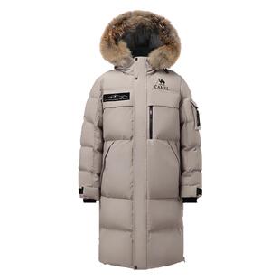 【鹅绒】骆驼户外极寒羽绒服冬季辛苦女款男款长款三防加厚外套