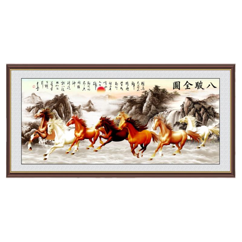 马到成功钻石画方钻满贴钻十字绣