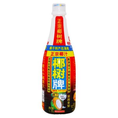 正宗椰树牌鲜椰肉鲜榨1.25L*6瓶