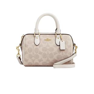 【自营】COACH/蔻驰波士顿包Rowan系列经典老花手提单肩斜挎包