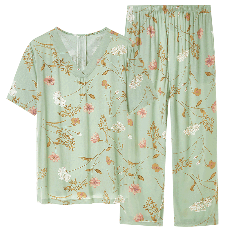 雅婷雅雯女莫代尔可外穿家居服