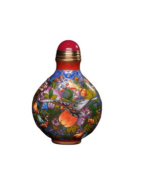 益德成景泰蓝珐琅彩鼻烟壶收藏