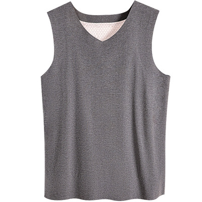 羊毛保暖背心加绒加厚德内搭秋冬季打底无袖上衣内穿马甲2025新款