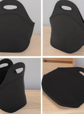 跨境印花Neopren午餐包便携式潜水便当盒野餐料餐保温包包手提