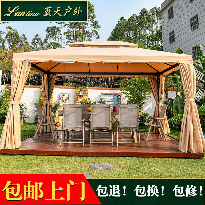 户外遮阳棚雨棚大型广告遮阳伞摆摊罗马帐篷庭院花园凉亭活动帐篷