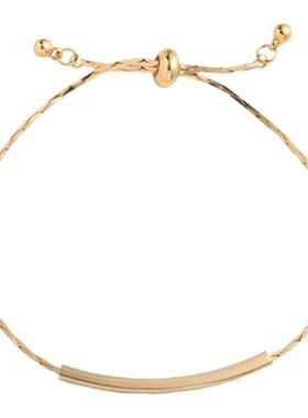 几何金属镂空潮可调节流苏手链