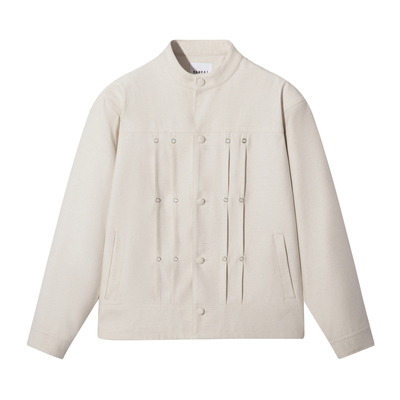 SANBAI叁佰新中式本布包扣夹克