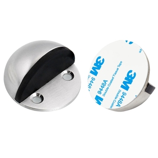 免打孔橡胶门挡大门地碰龟顶限位器防撞拉丝不锈钢门碰门阻厂家