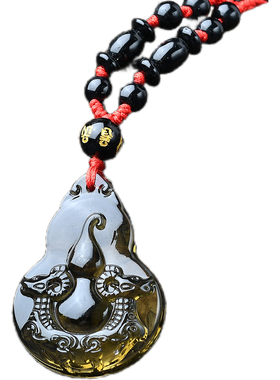 双羚保岁吉宏属马吊坠