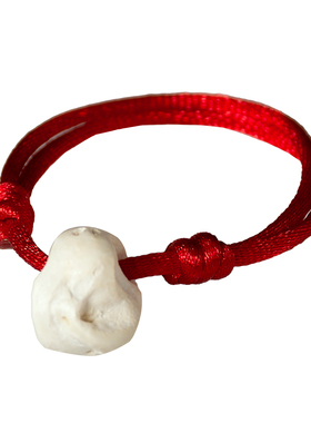 猪惊本命年压惊手链婴儿桃木