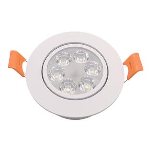 220V12V24V超薄led射灯3W6瓦开孔7cm嵌入式客厅家用天花灯房车灯