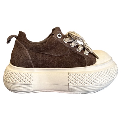 港风甜酷牛货厚底增高休闲板鞋