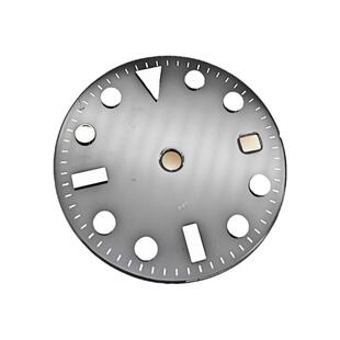 28.5mm代用劳li士水鬼表盘字面夜光适配2813/8215/NH35机芯