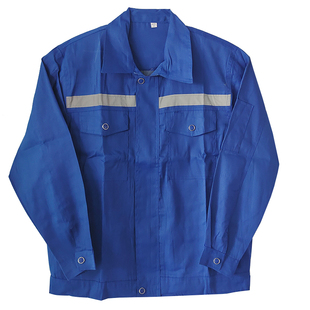 春秋季工作服男款加厚工服定制上衣长袖耐磨耐脏工地干活外套