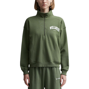Sporty & Rich Wellness Ivy Quarter Zip 无帽卫衣女HBX