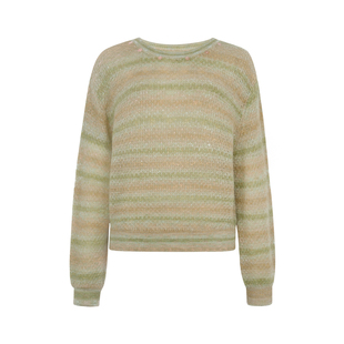 XG/雪歌XK311871B899毛针织衫 时尚秋季新款条纹垂感毛衫上衣女装