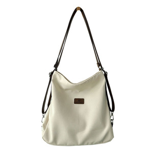 三用背包2025新款双肩包书包女大学生帆布包女单肩斜挎包流行质感