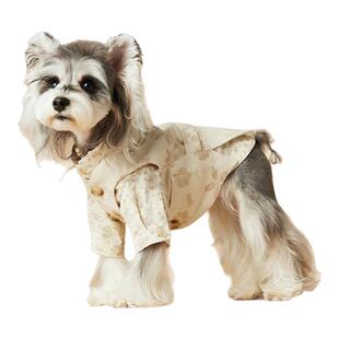 汤尼熊宠物衣服春款西装马甲小狗狗雪纳瑞泰迪比熊猫咪夹克背心潮