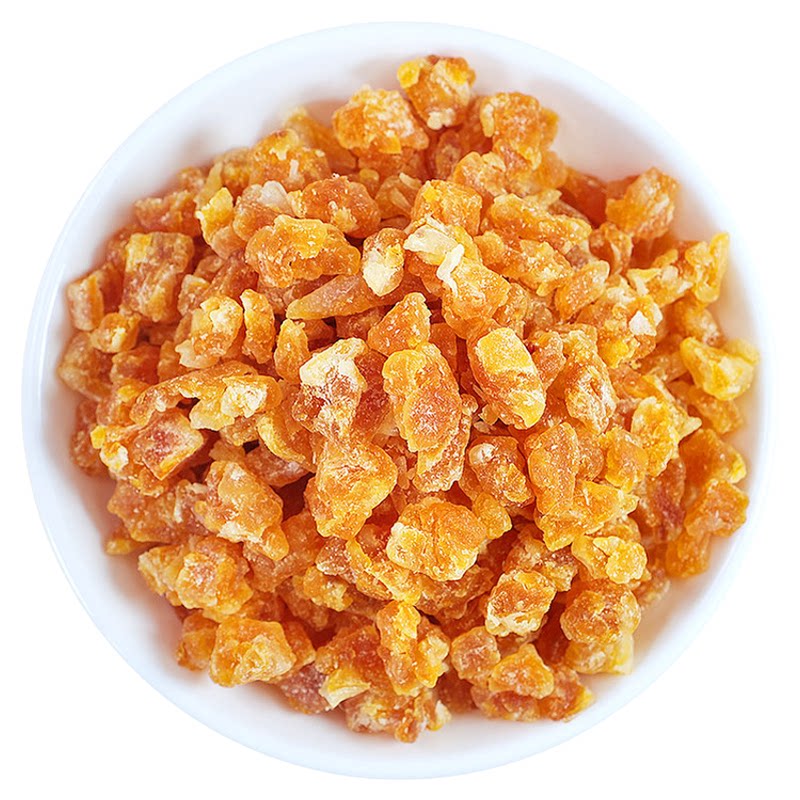 果脯桔子丁橘子碎粒蜜桔脆蜜橘干烘焙零食专用商用水果蜜饯果干